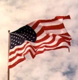 United States Flag proudly flying